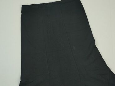 czarne trapezowe spódnice midi: Spódnica, L, stan - Dobry