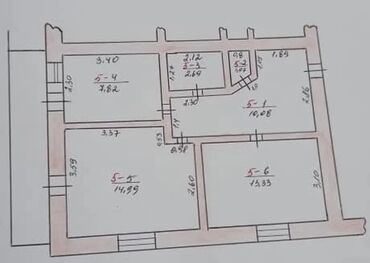 дома в новопавловке: 2 бөлмө, 50 кв. м, 2 кабат