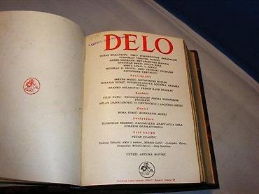 marka only: DELO-Književni mesečni časopis januar-jun 1958. Nolit. Tvrd povez — 3