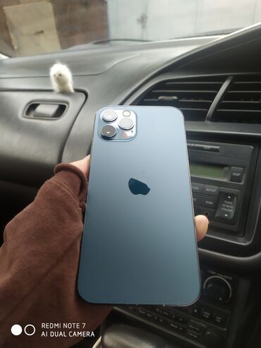 Apple iPhone: IPhone 12 Pro, Б/у, 128 ГБ, Зарядное устройство, Коробка, 86 %