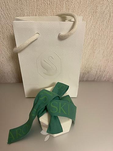 qulaq pirsingi: Swarowski sirga, yeni, qutusunda, hediyelik baglanib, paketi ile — 2