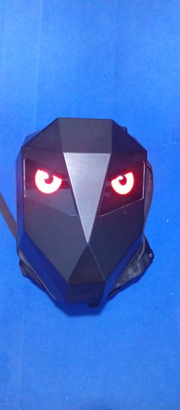 açqı: LED işıqlı maska – futuristik dizayn - Material: sərt plastik korpus — 1