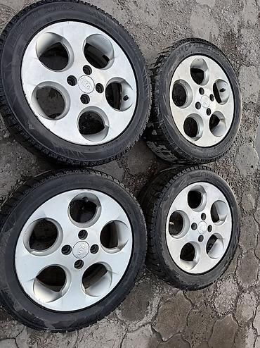 moning: Литые Диски R 15 Kia, Комплект, отверстий - 5, Б/у — 2