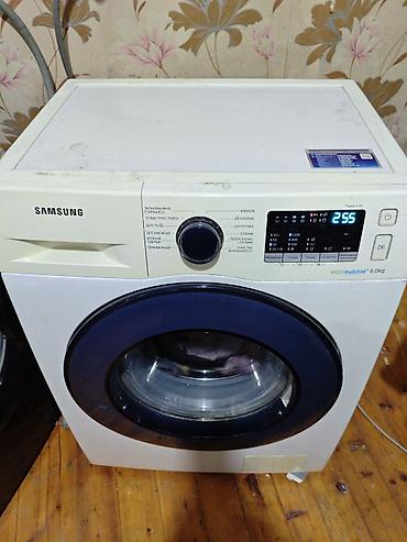 Məişət texnikası: Samsung paltaryuyan maşın – EcoBubble 6 kq, ön yükləməli — 1