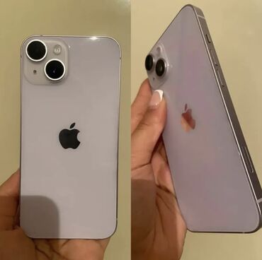 apple notebook qiymeti: IPhone 13, 128 GB, Deep Purple, Face ID