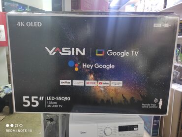 телевизор склад: Телевизоры yasin 55q90 140 см 55" 4k Срочная акция (google tv) -