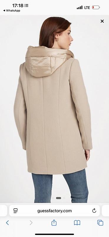 mango palto: Palto, Guess, L, XL, rəng - Bej — 6