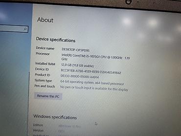 lenovo legion y700: İşlənmiş Lenovo Legion, 15.6 ", Intel Core i5, 256 GB, Ünvandan götürmə — 5