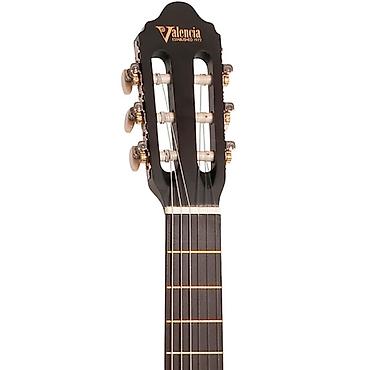 Классические гитары: №: 8563 Məhsulun adı: Klassik gitara Valencia VC203TBU Transparent — 3