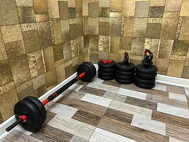 Giryalar: Tənzimlənən ştanq və kettlebell dəsti

48kg + 5 = 53 total — 1