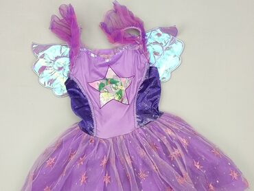 dżinsowa sukienka: Dress, 5-6 years, 110-116 cm, condition - Fair