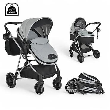 trail patike: KOMBINOVANA KOLICA ZA BEBE Kali Grey (SKU: CAN6175-70) Lagana 2u1 — 1