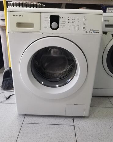 Mətbəx texnikası: Paltaryuyan maşın Samsung, 6 kq, İşlənmiş, Avtomat, Qurutmasız, Kredit yoxdur, Pulsuz çatdırılma