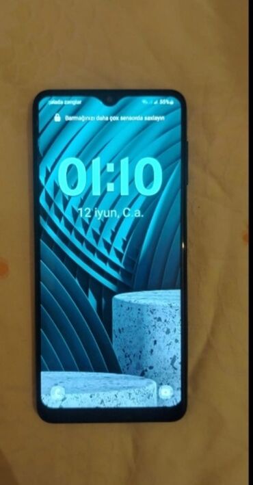 Samsung: Samsung Galaxy A22, 64 GB, rəng - Qara, Sensor, Barmaq izi, İki sim kartlı