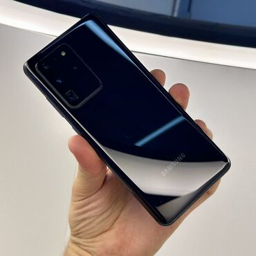 Samsung: Samsung Galaxy S20 Ultra, Б/у, 256 ГБ, цвет - Черный, 1 SIM