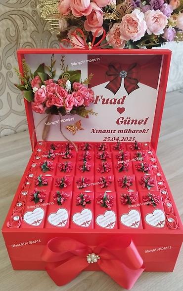Xonça: Xina xoncasi paylama sokoladlari sifarisle hazirlanir.Sifarisler en az — 4