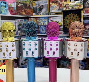 Toy paltarları və aksesuarları: Karaoke mikrafonu.blutuzlu kalonkali, flescard gedir.qiymetler barbie