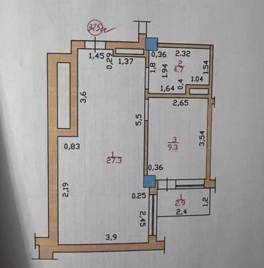 кут tower: 2 комнаты, 44 м², Элитка, 10 этаж