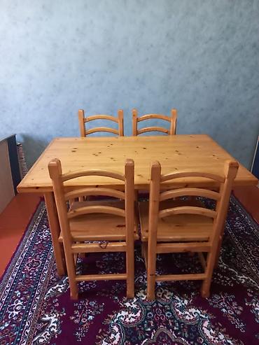 eyvan az: Balkon üçün, Yeni, Dördbucaq masa, 4 stul — 1