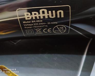 Məişət texnikası: Fen hava feni Braun 7500 watt professional model isti ve soyuq hava — 2
