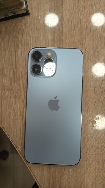 Apple iPhone: IPhone 13 Pro Max, 512 GB, Blue Titanium, Barmaq izi, Face ID