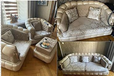 sutul: 2 eded Divan 2 eded kreslo pufik hamisi birlikdə 400 azn. Divan — 1