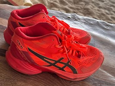 гандом: Мужские кроссовки, 43, Asics, Б/у, цвет - Красный, Платная доставка — 2