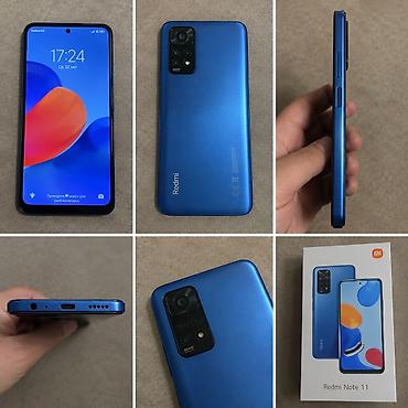 redmi buds: Redmi, Redmi Note 11, Б/у, 128 ГБ, цвет - Синий, 2 SIM — 1