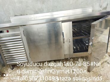 uğur soyuducu: Dəzgah soyuducu:190-85-75sm:1100₼ Vitrin soyuducu:200-140-80sm1200₼ Ət