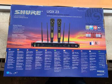 Mikrofonlar: Mikrofon "Shure UGX23" Shure mikrofonlar. cox kefiyyətlidir. metal — 1