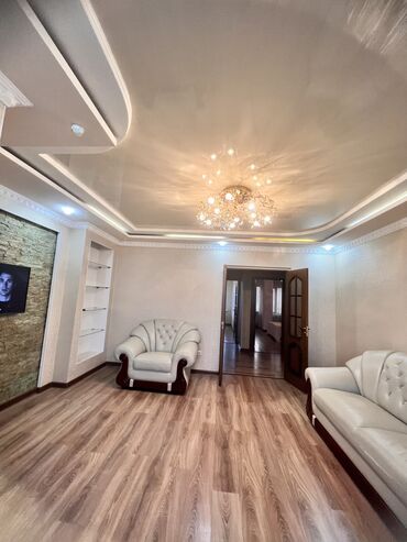 гостиница бишкек политех: 2 комнаты, 65 м², 6 этаж, Свежий ремонт