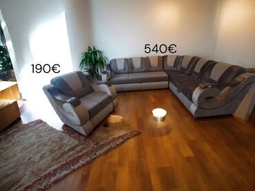 Ugaone garniture: Ugaone garniture i fotelja – više boja i kombinacija - Ugaona — 1