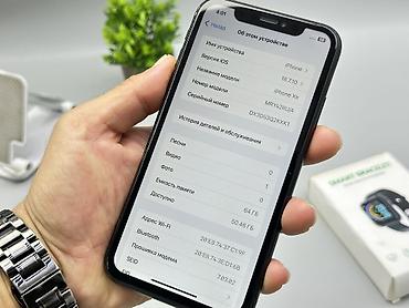 Apple iPhone: IPhone Xr, Б/у, 64 ГБ, Черный, 79 % — 5