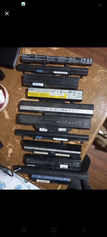запчасти митсубиси паджеро 2: 10 eded yeni noutbuk batareykasi satilir kom wekilde 250 manata