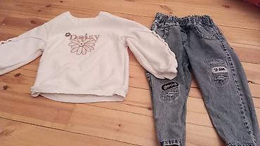 flis pijama: Uşaq geyim dəsti paketi 1) Yumşaq flis pijama dəsti – südlü qəhvəyi — 4