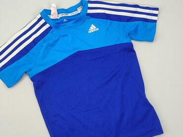 spodenki adidas z wysokim stanem: Футболка, Adidas, 8 р., 122-128 см, стан - Задовільний