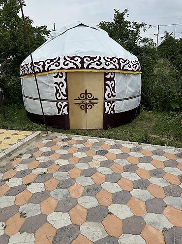 динамики бу: Традиционная юрта с национальным декором - Конструкция: разборная — 3