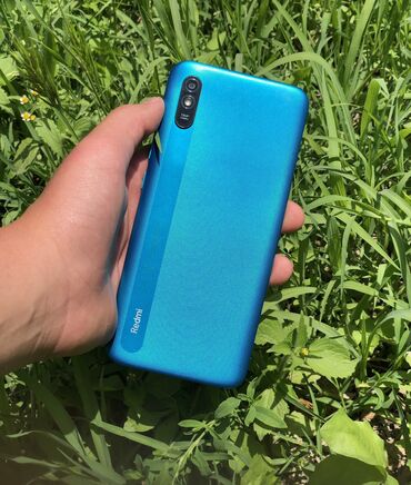 Redmi: Redmi, Redmi 9A, Б/у, 32 ГБ, цвет - Голубой, 2 SIM