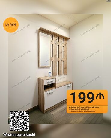 вешалка в прихожую с полкой: Распашной, Прямой шкаф, Шкаф-вешалка at lalafo.az вешалка в прихожую с полкой: Распашной, Прямой шкаф, Шкаф-вешалка