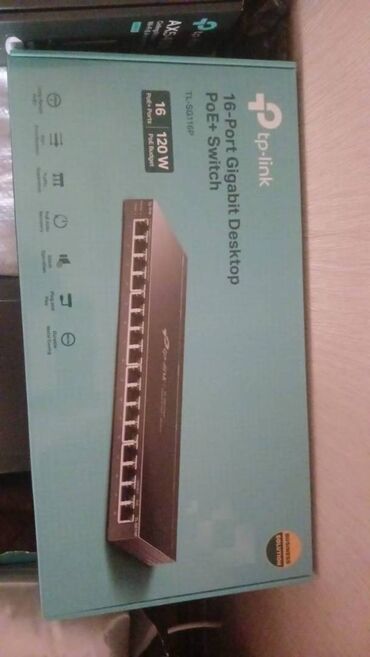 wifi guclendirici qiymeti: 16-Port Gigabit Desktop PoE+ Switch TL-SG116P Satılır TP-Link