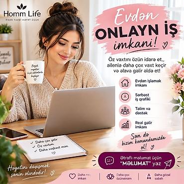 ofis işi vakansiya təcrübəsiz: SMM menecer tələb olunur, 30-45 yaş, Təcrübəsiz — 1