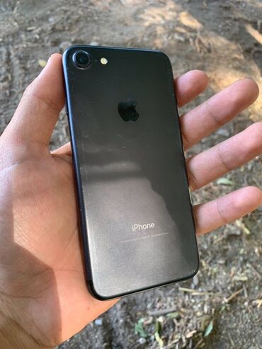 телефон айыфон: IPhone 7, Колдонулган, 32 ГБ, Кара