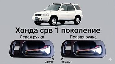 crv 2003: Комплект дверных ручек Дверная ручка Honda Новый, Аналог — 1