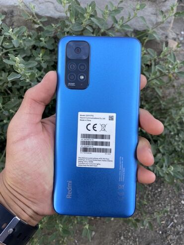 батареи для ноутбуков бишкек: Redmi, Redmi Note 11, түсү - Көк