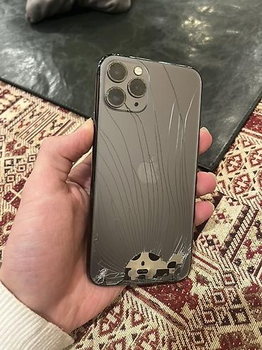 saxta iphone: IPhone 11 Pro, 64 GB, Space Gray, Qırıq — 1