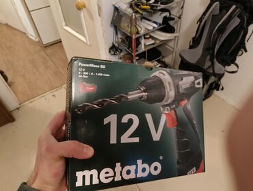 купить набор инструментов force: Аккумуляторная дрель-шуруповерт Metabo PowerMaxx BS - Питание: 12 В -