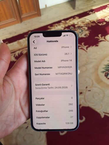 Apple iPhone: IPhone 14, 128 GB, Mavi, Face ID — 5
