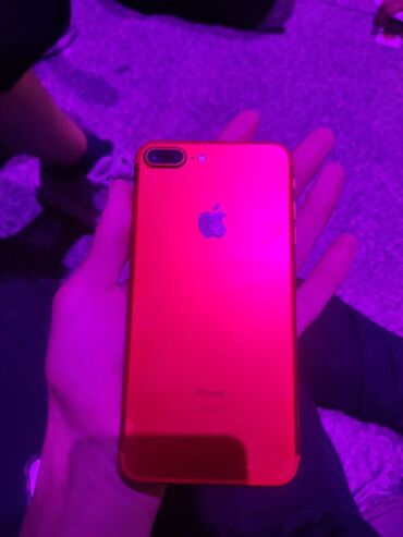 айфон 7 рлюс: IPhone 7 Plus, Колдонулган, 128 ГБ, Кызыл, 100 %