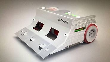 robot konstruktorları: Senju Mini Sumo Robot Gövdəsi – Peşəkar yarışlar üçün xüsusi — 2