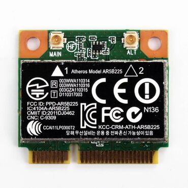 Материнские платы: Wireless Wlan Wifi Card Notebook üçün Wireless Wlan Wifi Card